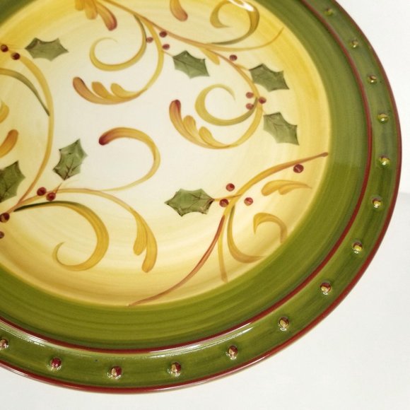 Demdaco Crimson Berries Chop Plate Round Platter - Picture 4 of 7